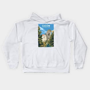 Ojcow National Park Minimal Travel Art Kids Hoodie